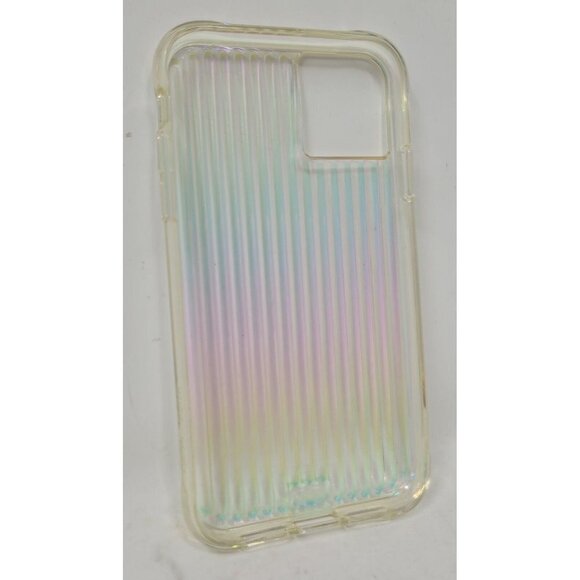 Case-Mate Tough Groove Case for iPhone 11, Clear Iridescent - Picture 2 of 4